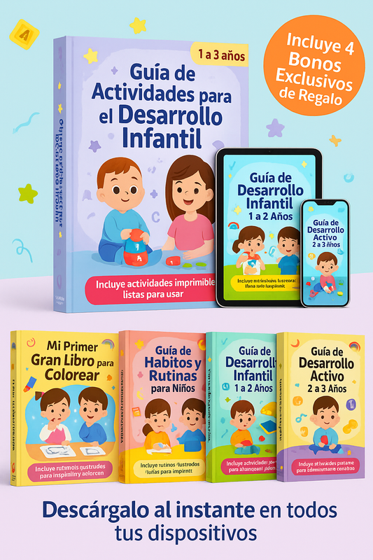 Guía de Desarrollo de Actividades Infantil + 4 Bonos Exclusivos